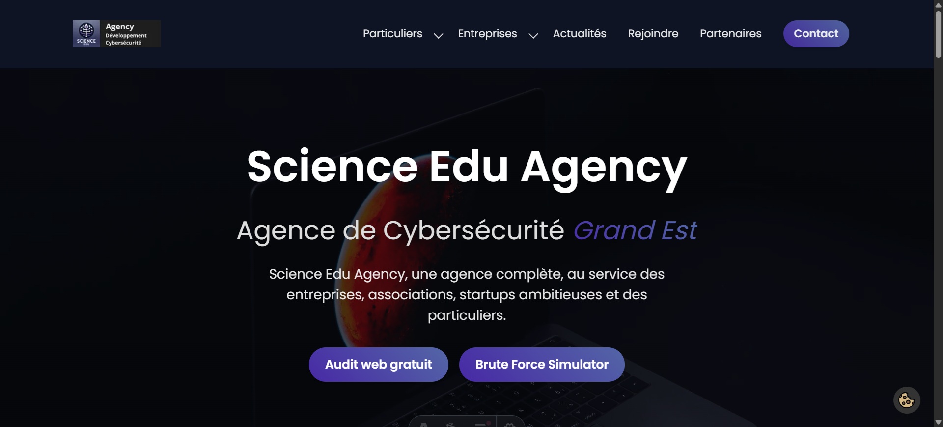 Capture d'écran de Science Edu Agency